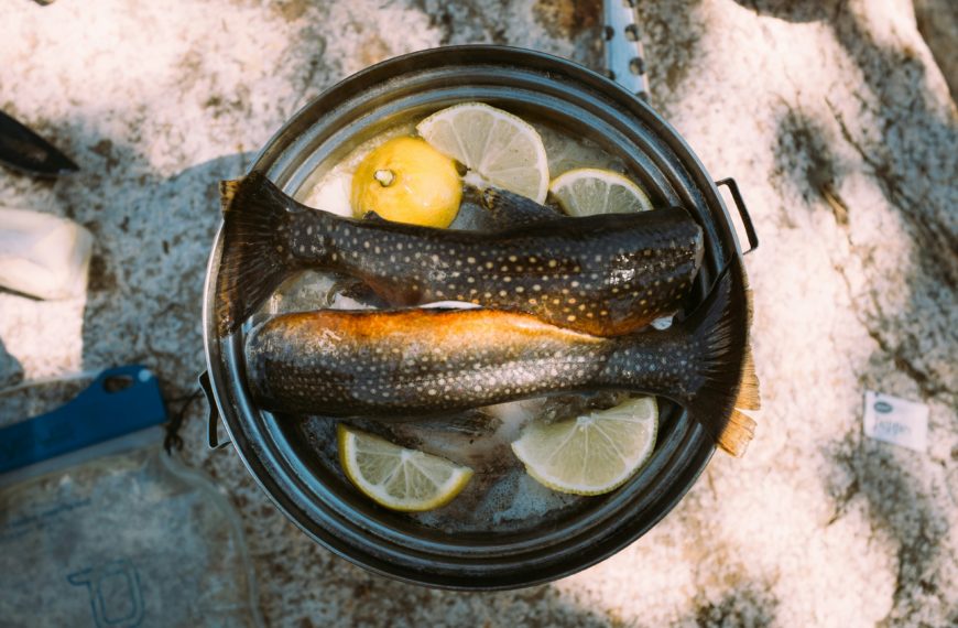 Fish in a pan